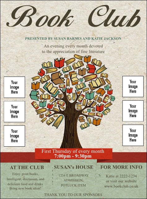 Books Logo Flyer Product Front