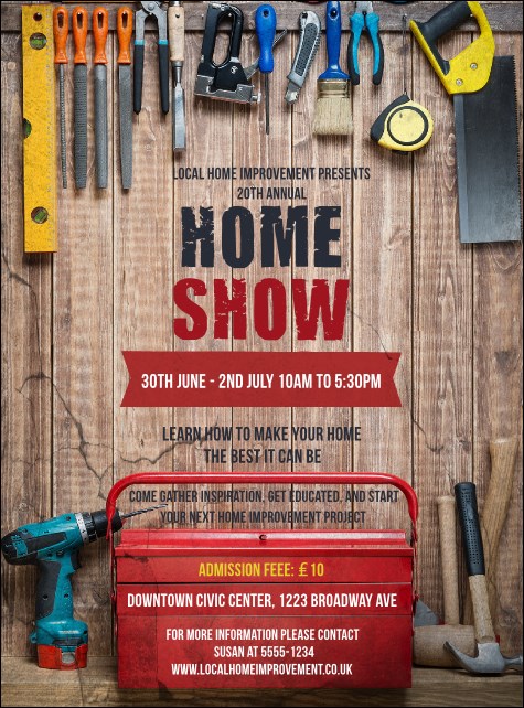 Home Improvement Flyer Product Front