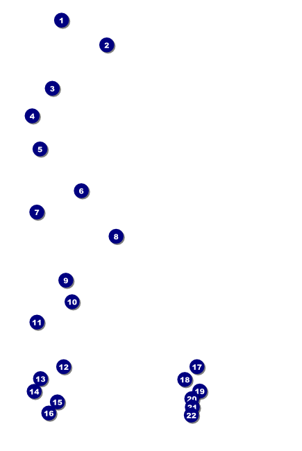 Retro Chalkboard Poster Front Field Markers