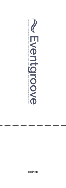 Your Image Concert Yellow Event Ticket Product Back
