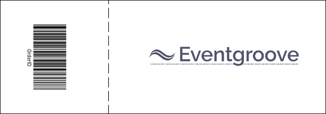Snowflake Event Ticket Product Back