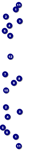 Sports Maroon and Gold Event Ticket Front Field Markers