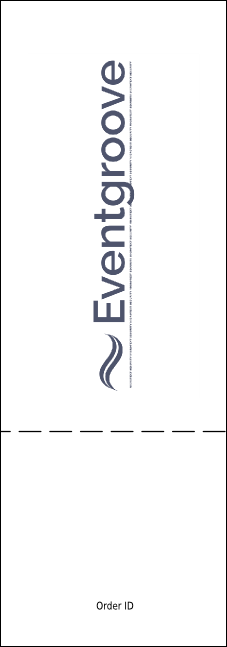 Sports Green and Gold Event Ticket Product Back