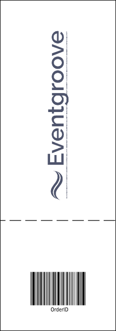 Sports Black and Red Event Ticket Product Back