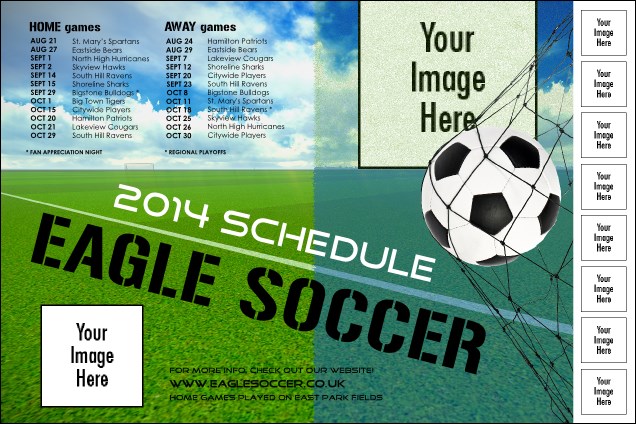 Football Schedule Image Poster Product Front