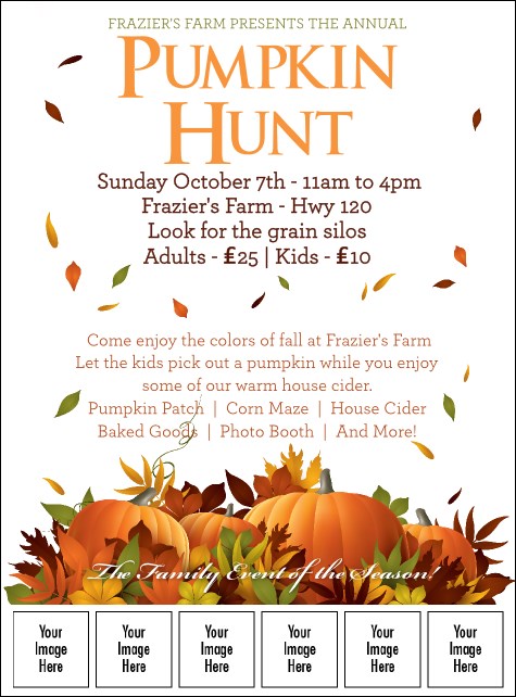 Pumpkin Patch Image Flyer Product Front