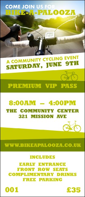 Bike A Palooza VIP Pass Product Front