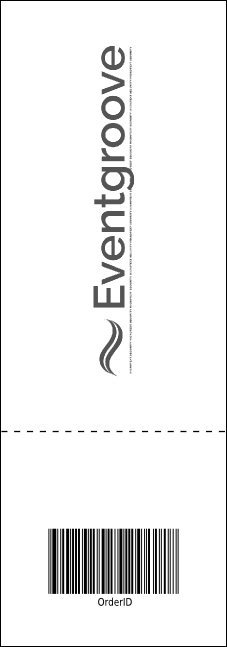 Classical Music Event Ticket Product Back
