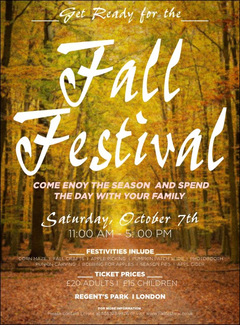 Fall Flyer Product Front