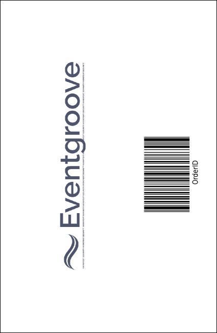 Football Blue Drink Ticket Product Back