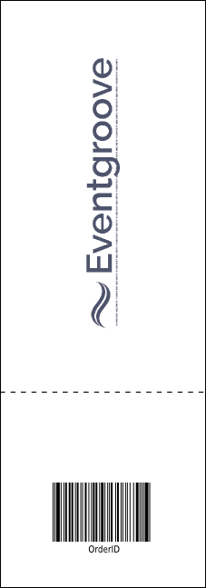 Football Green Event Ticket Product Back