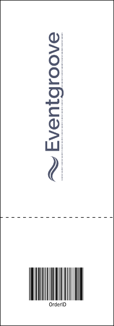 Football Red Event Ticket Product Back