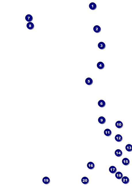 Modern Rodeo Postcard Front Field Markers