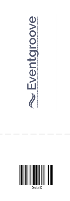 Softball Event Ticket Product Back