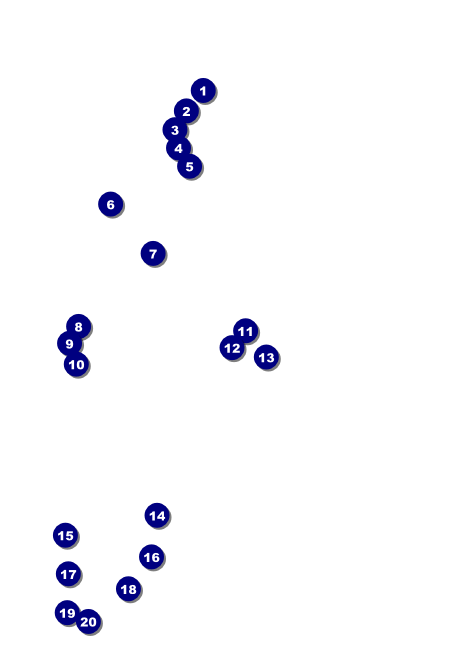 Toronto Postcard Front Field Markers