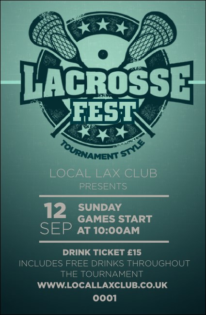 Lacrosse Drink Ticket Product Front