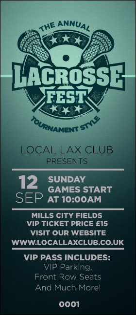 Lacrosse VIP Pass Product Front
