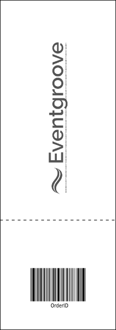 All Purpose Building and Streetlights Black and White  Raffle Ticket Product Back