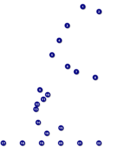 All Purpose  Corners Black and White Image Flyer Front Field Markers
