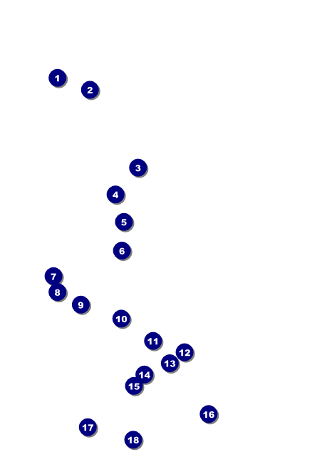 All Purpose Chalkboard Black and White Postcard Front Field Markers