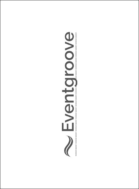 All Purpose Skyline Black and White Invitation Product Back