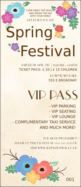 Spring Festival VIP Pass