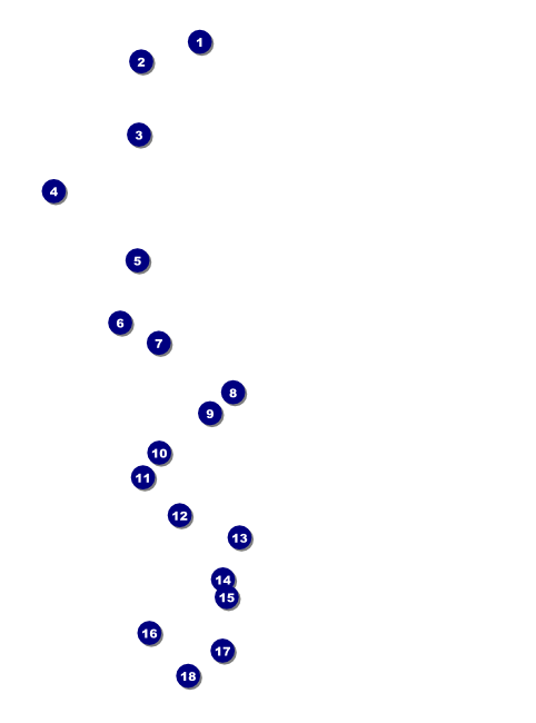 Graduation - Blue and Yellow Flyer Front Field Markers