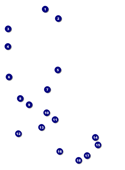 Graduation - Green Invitation Front Field Markers