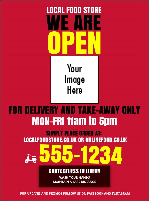 We Are Open Flyer Product Front