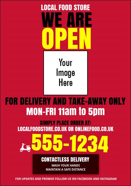 We Are Open Club Flyer Product Front