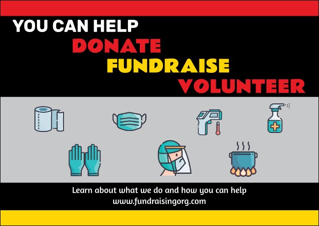 Fundraising Postcards Postcard Product Front