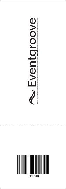 Alternative Music Event Ticket Product Back