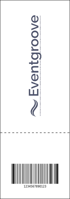 Valentines Day Date Event Ticket Product Back