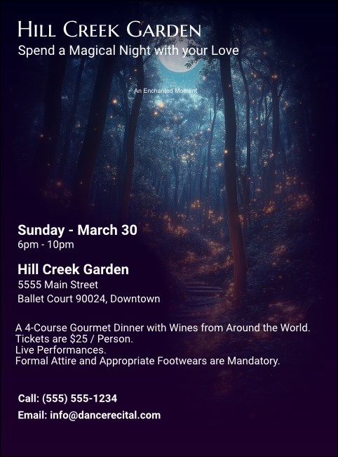 Enchanted Forest Flyer Product Front