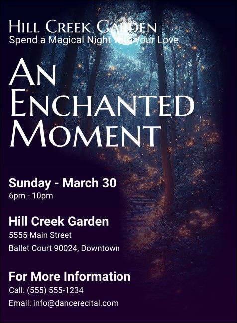 Enchanted Forest Invitation Product Front