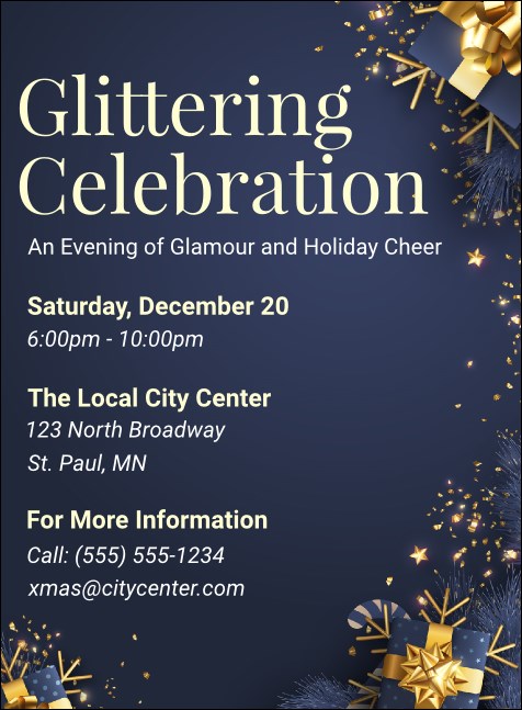 Glittering Celebration Invitation