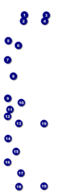 Car Racing Event Ticket Front Field Markers