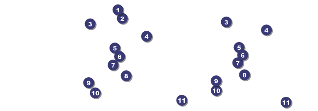 Nature Series - Mountain Event Ticket Front Field Markers
