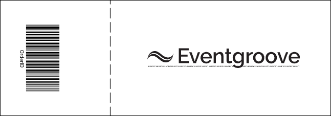 Mixed Martial Art Red General Admission Ticket Product Back