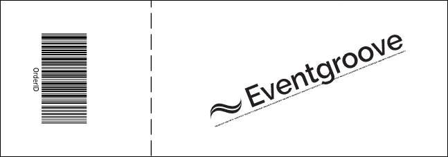 Black and White New Year's General Admission Ticket 001 Product Back