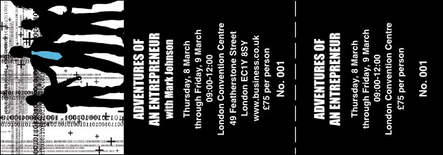 Business Ticket 001 Product Front