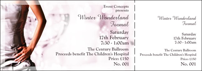 Dinner Dance General Admission Ticket Product Front