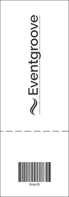 Golf Photo Event Ticket Product Back