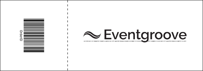 Hockey Badge Blue Event Ticket Product Back