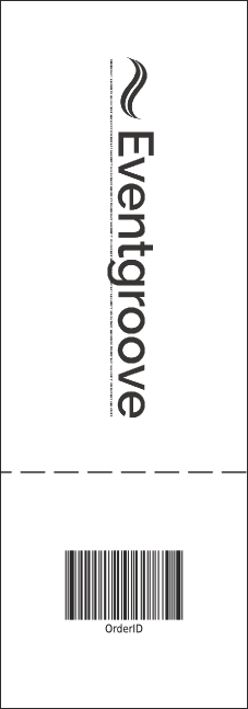 Autism Awareness Event Ticket Product Back