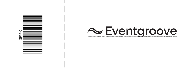 Dance Studio Event Ticket Product Back