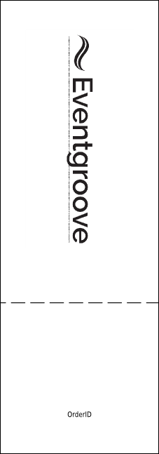 Dance Festival Event Ticket Product Back