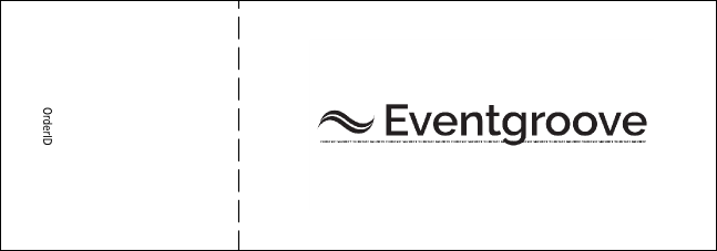 Bamboo Event Ticket Product Back