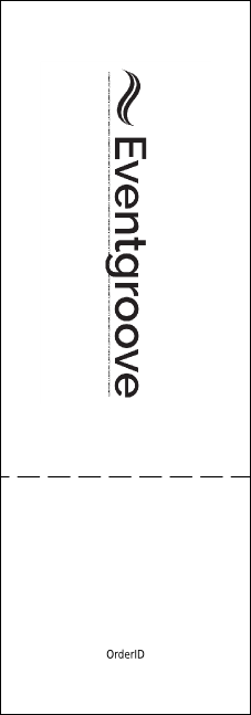 Your Photo Concert Black and Red Event Ticket Product Back