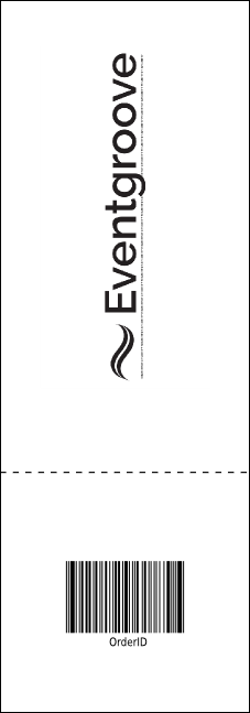 Year Parchment Paper Event Ticket Product Back